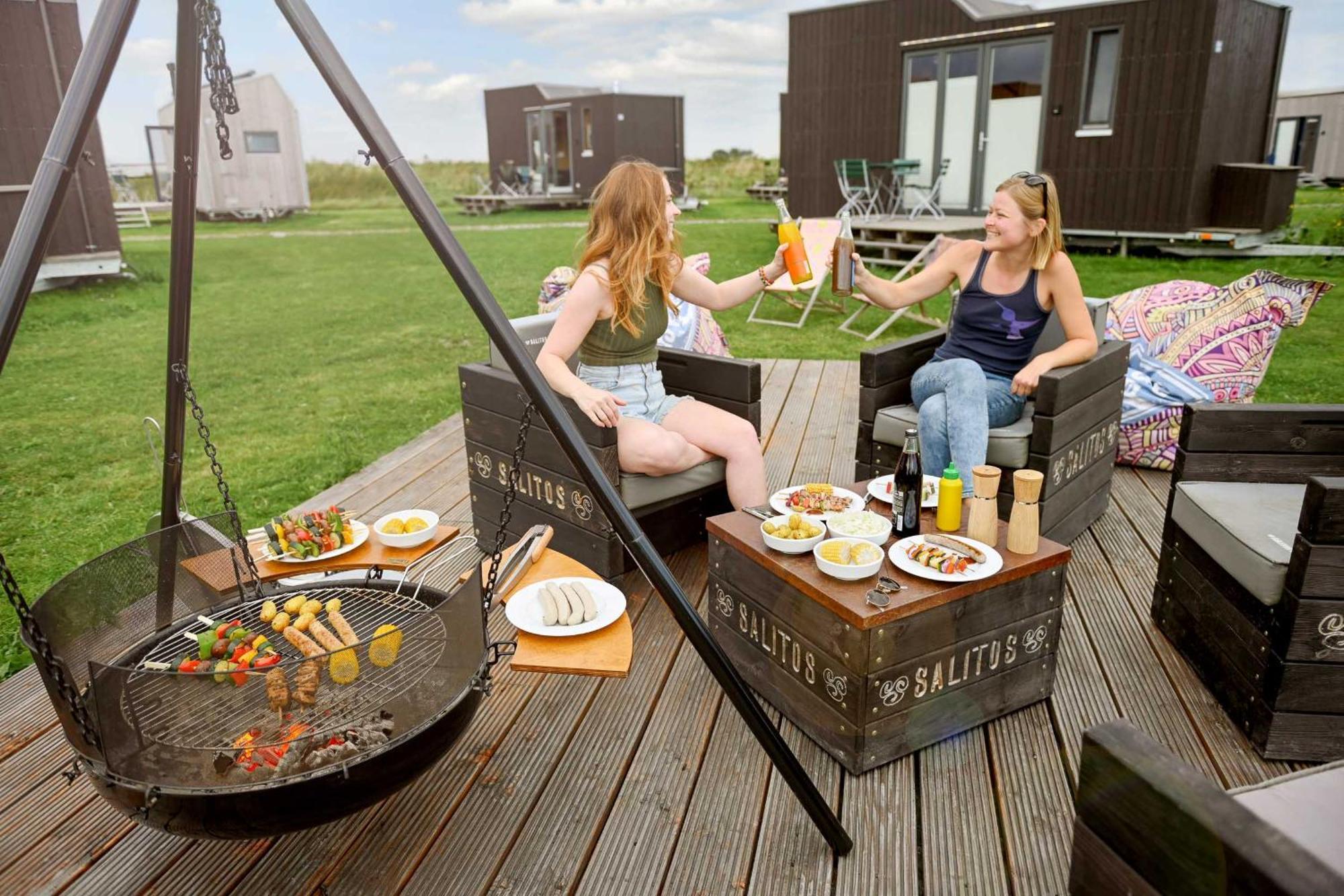 Tiny House Nature 2 Innenlage - Green Tiny Village Harlesiel Carolinensiel Buitenkant foto